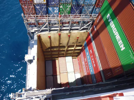 man made Container terminal HD Desktop Wallpaper | Background Image