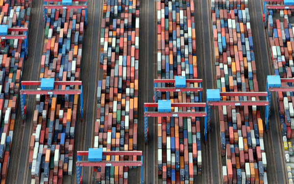 man made Container terminal HD Desktop Wallpaper | Background Image