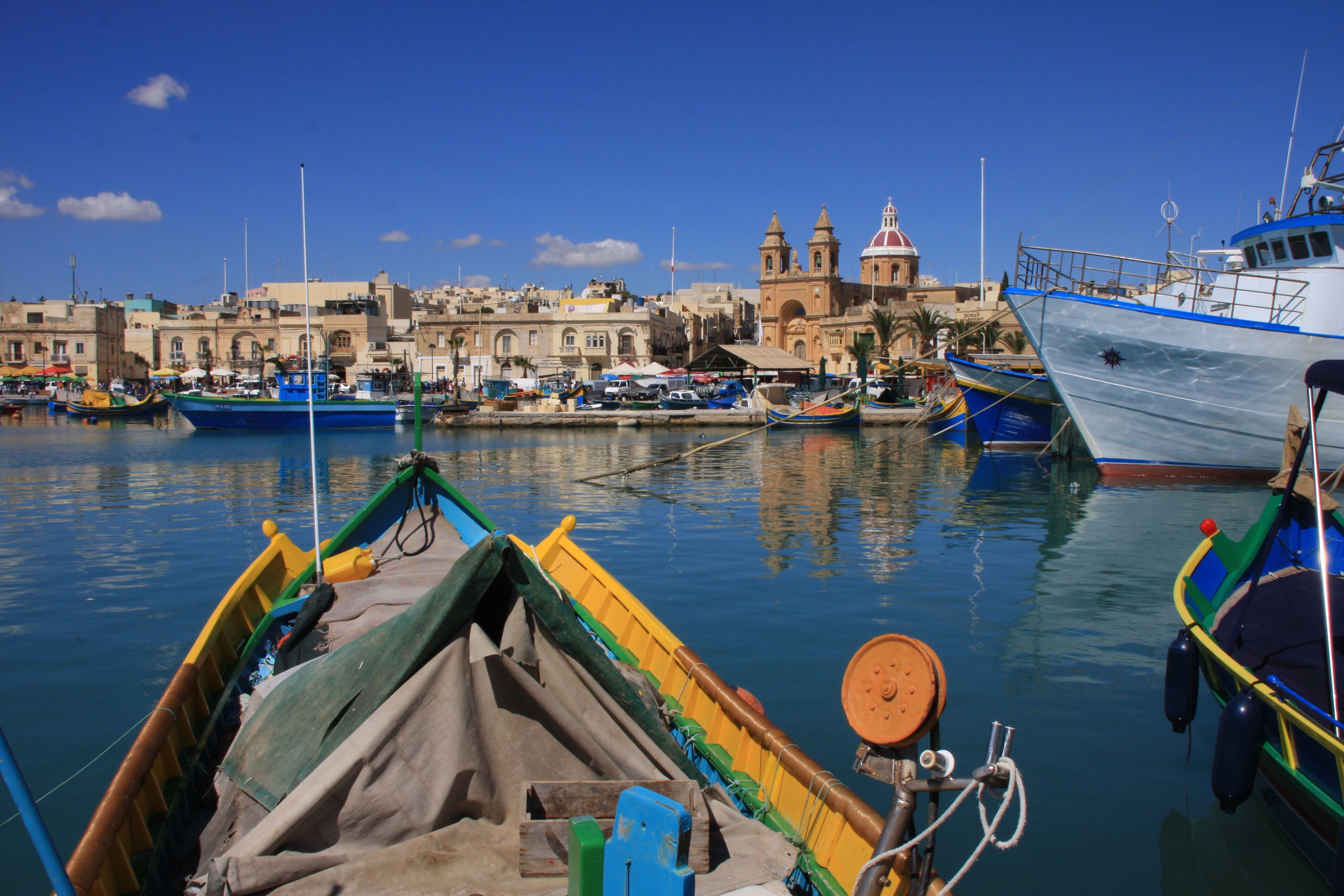 Man Made Marsaxlokk 4k Ultra HD Wallpaper