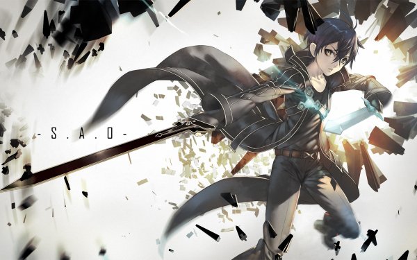 Anime Sword Art Online Kirito Kazuto Kirigaya HD Wallpaper | Background Image