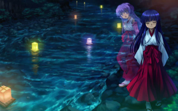 Furude Hanyū Furude Rika Anime Higurashi When They Cry HD Desktop Wallpaper | Background Image