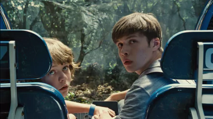 Nick Robinson Ty Simpkins movie Jurassic World HD Desktop Wallpaper | Background Image