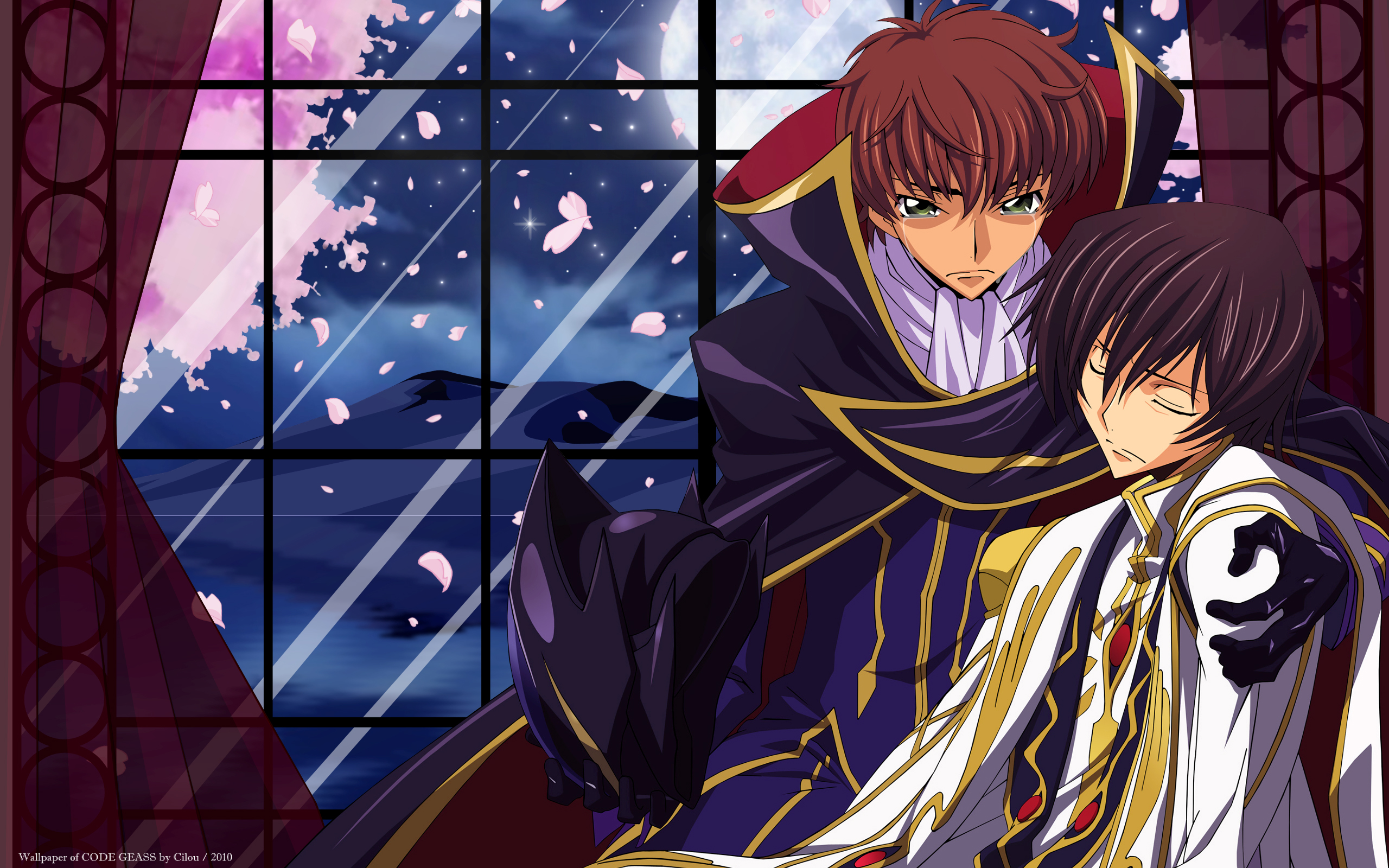 Download Suzaku Kururugi Lelouch Lamperouge Anime Code Geass HD Wallpaper