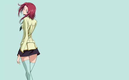 Kallen Kōzuki Anime Code Geass HD Desktop Wallpaper | Background Image