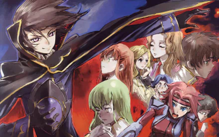 Nunnally Lamperouge Suzaku Kururugi Rolo Lamperouge Rivalz Cardemonde Kallen Kōzuki Milly Ashford Shirley Fenette C.C. (Code Geass) Lelouch Lamperouge Anime Code Geass HD Desktop Wallpaper | Background Image