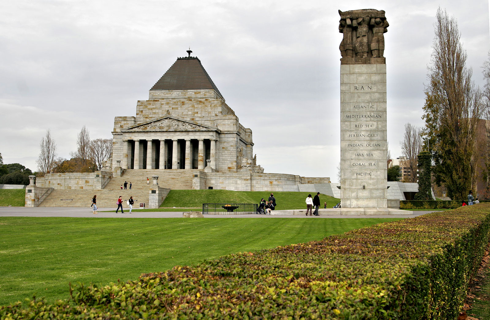 Man Made Shrine of Remembrance HD Wallpaper | Background Image