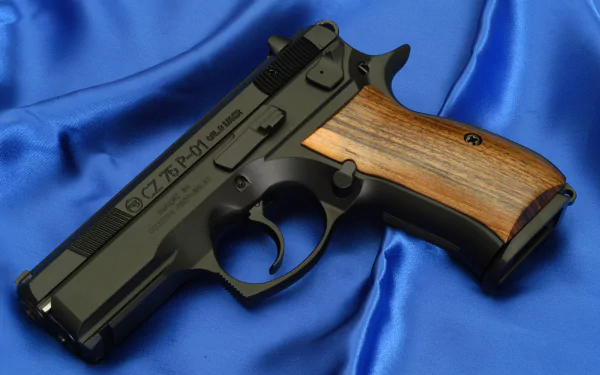 man made cz 75 sp01 pistol HD Desktop Wallpaper | Background Image