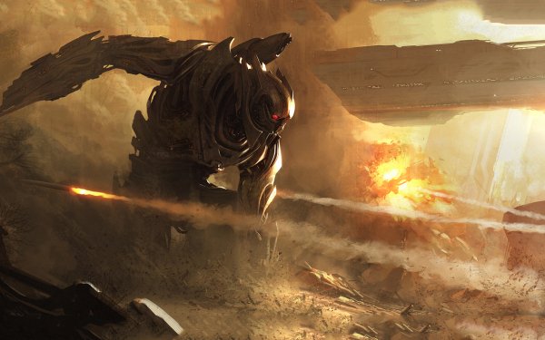 Sci Fi Battle HD Wallpaper | Background Image