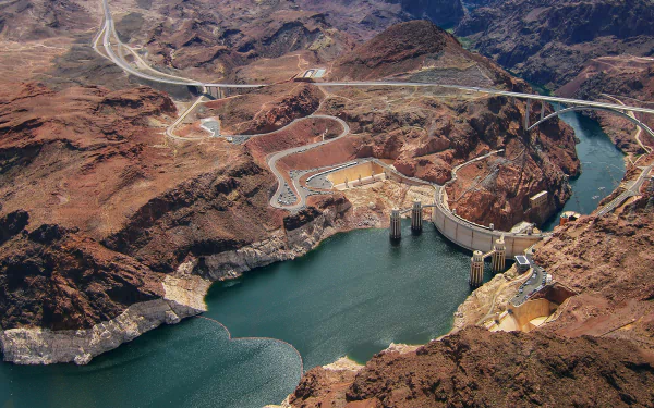 man made dam HD Desktop Wallpaper | Background Image