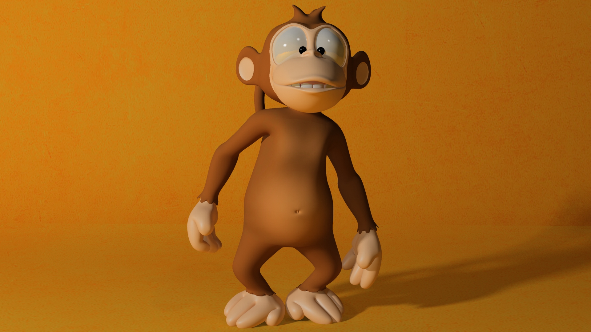 Cartoon Monkey 3D by supercigale