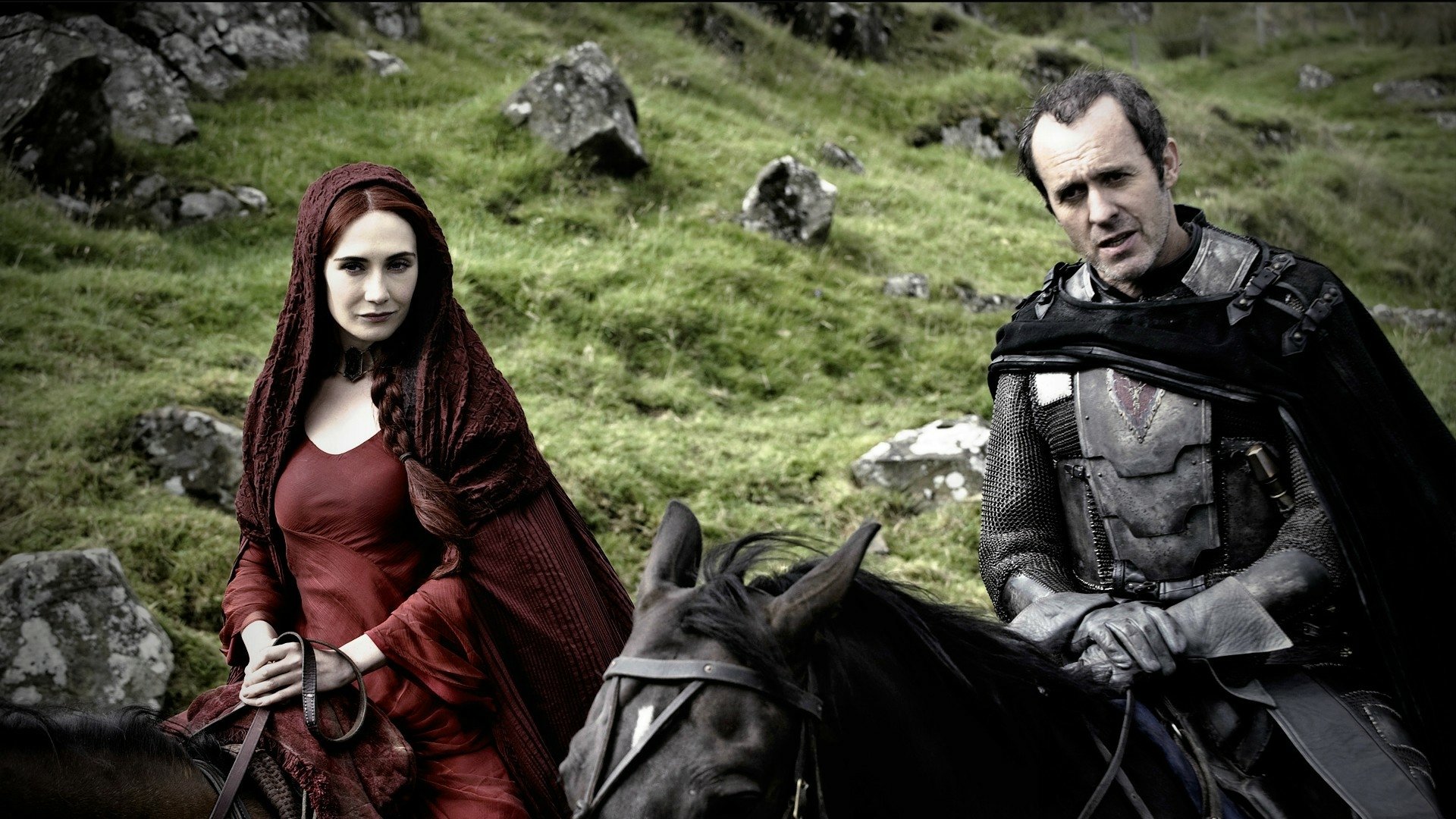 Download Stephen Dillane Stannis Baratheon Melisandre (Game Of Thrones) Carice Van Houten TV Show Game Of Thrones HD Wallpaper