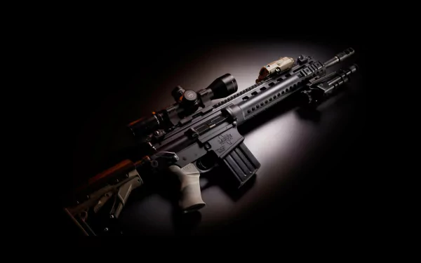 man made rifle HD Desktop Wallpaper | Background Image