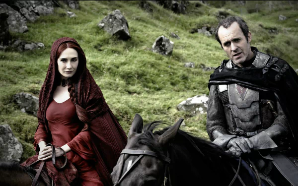 Stephen Dillane Stannis Baratheon Melisandre (Game of Thrones) Carice van Houten TV Show Game Of Thrones HD Desktop Wallpaper | Background Image