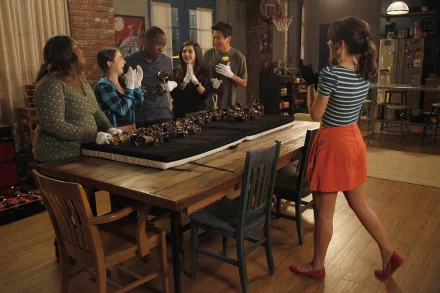 Winston Bishop Lamorne Morris Jessica Day Zooey Deschanel TV Show New Girl HD Desktop Wallpaper | Background Image