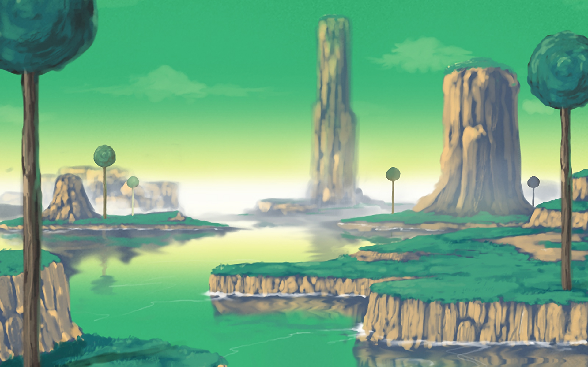 Compartir 126+ imagen dragon ball z background art – Thcshoanghoatham ...