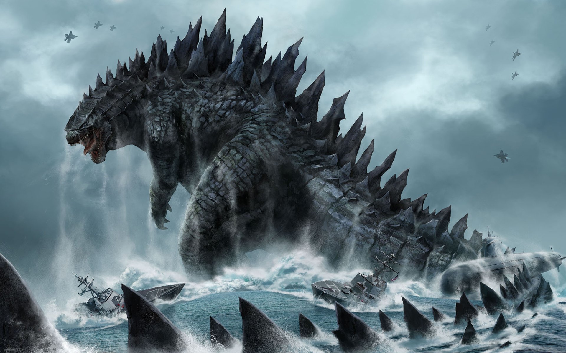 Fantasy Godzilla Hd Wallpaper Background Image 1920x1200