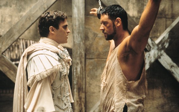 Movie Gladiator Russell Crowe Joaquin Phoenix HD Wallpaper | Background Image