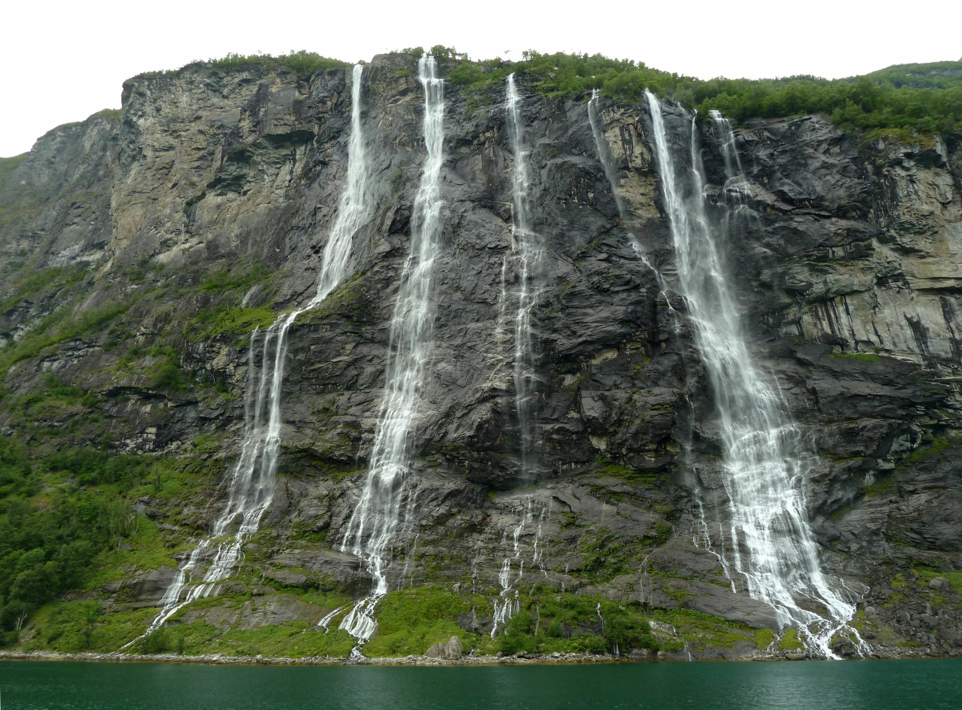 Download Nature Seven Sisters Waterfall, Norway 4k Ultra HD Wallpaper