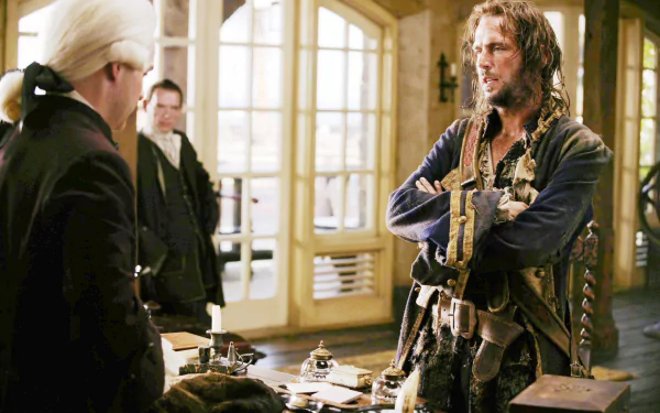 James Norrington Jack Davenport Tom Hollander Lord Beckett movie Pirates Of The Caribbean: Dead Man's Chest HD Desktop Wallpaper | Background Image
