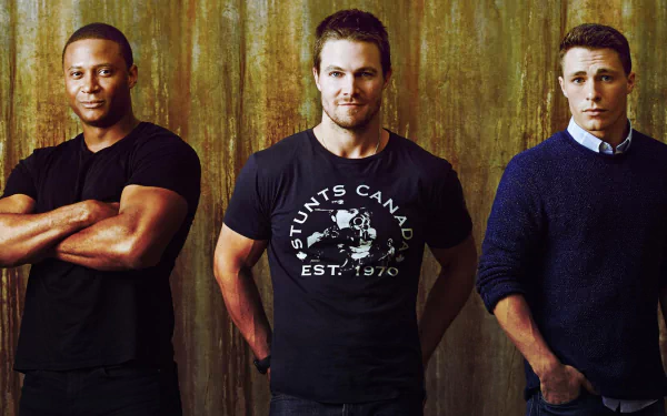 David Ramsey Stephen Amell TV Show Arrow (TV Show) HD Desktop Wallpaper | Background Image