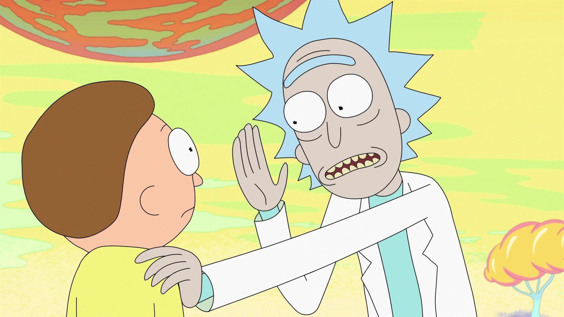 Download Morty Smith Rick Sanchez TV Show Rick And Morty HD Wallpaper