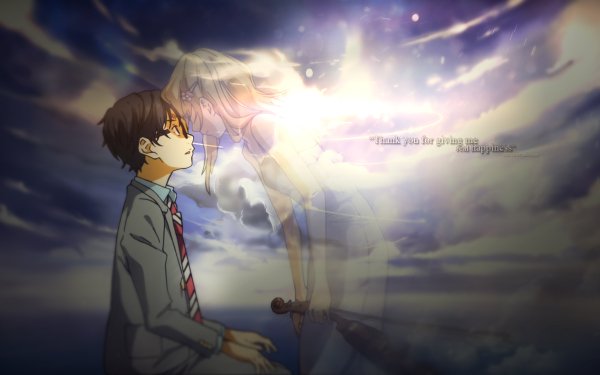 Anime Your Lie in April Kousei Arima Kaori Miyazono HD Wallpaper | Background Image