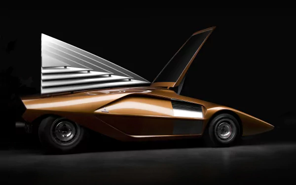 vehicle Lancia Stratos Zero HD Desktop Wallpaper | Background Image