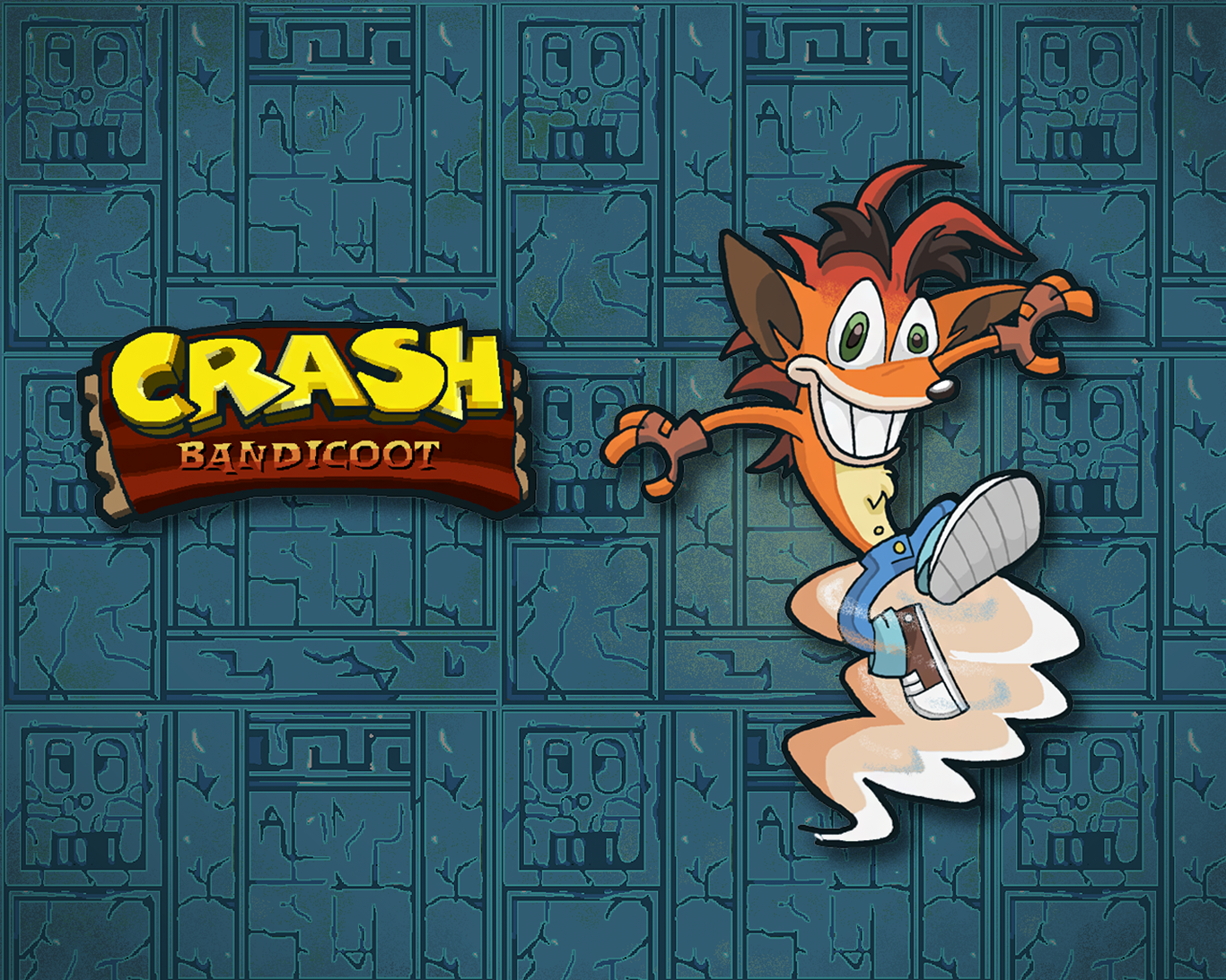 Video Game Crash Bandicoot Wallpaper by E-122-Psi