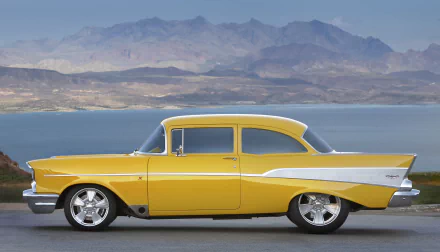  Yellow Chevy Bel Air Project X