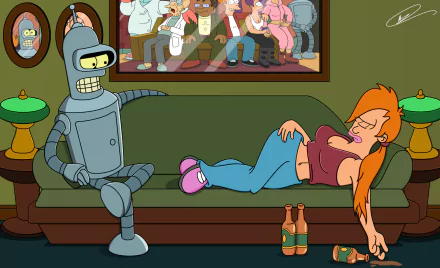 Bender (Futurama) TV Show Futurama HD Desktop Wallpaper | Background Image