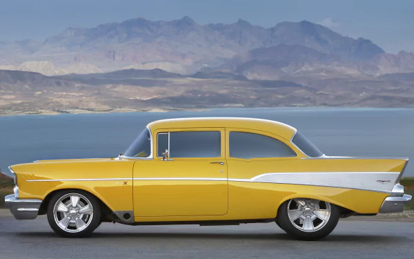  Yellow Chevy Bel Air Project X