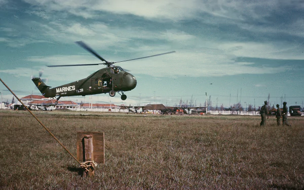 military Sikorsky H-34 HD Desktop Wallpaper | Background Image