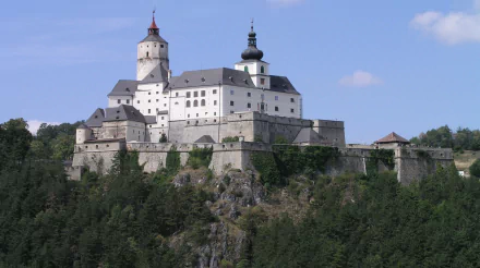 man made Forchtenstein Castle HD Desktop Wallpaper | Background Image