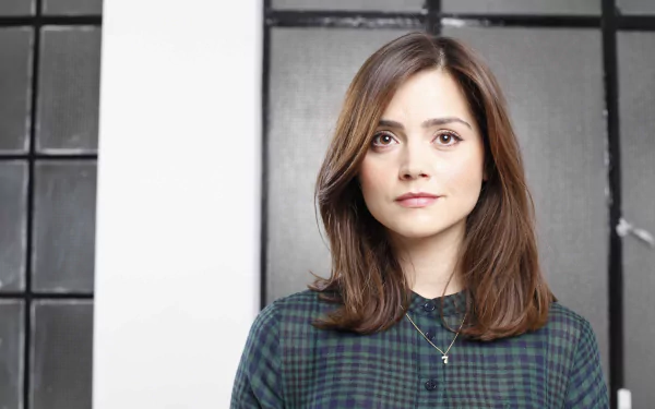American brown eyes brunette actress Celebrity Jenna Coleman HD Desktop Wallpaper | Background Image