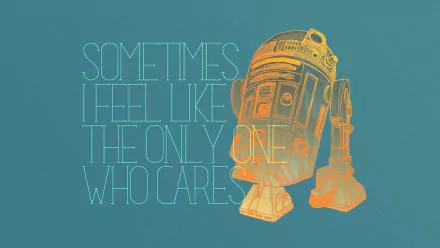 R2-D2 funny Star Wars HD Desktop Wallpaper | Background Image
