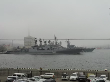  Russian Udaloy-class destroyers - Marshal Shaposhnikov (BPK 543)