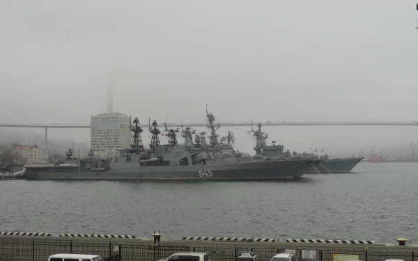  Russian Udaloy-class destroyers - Marshal Shaposhnikov (BPK 543)