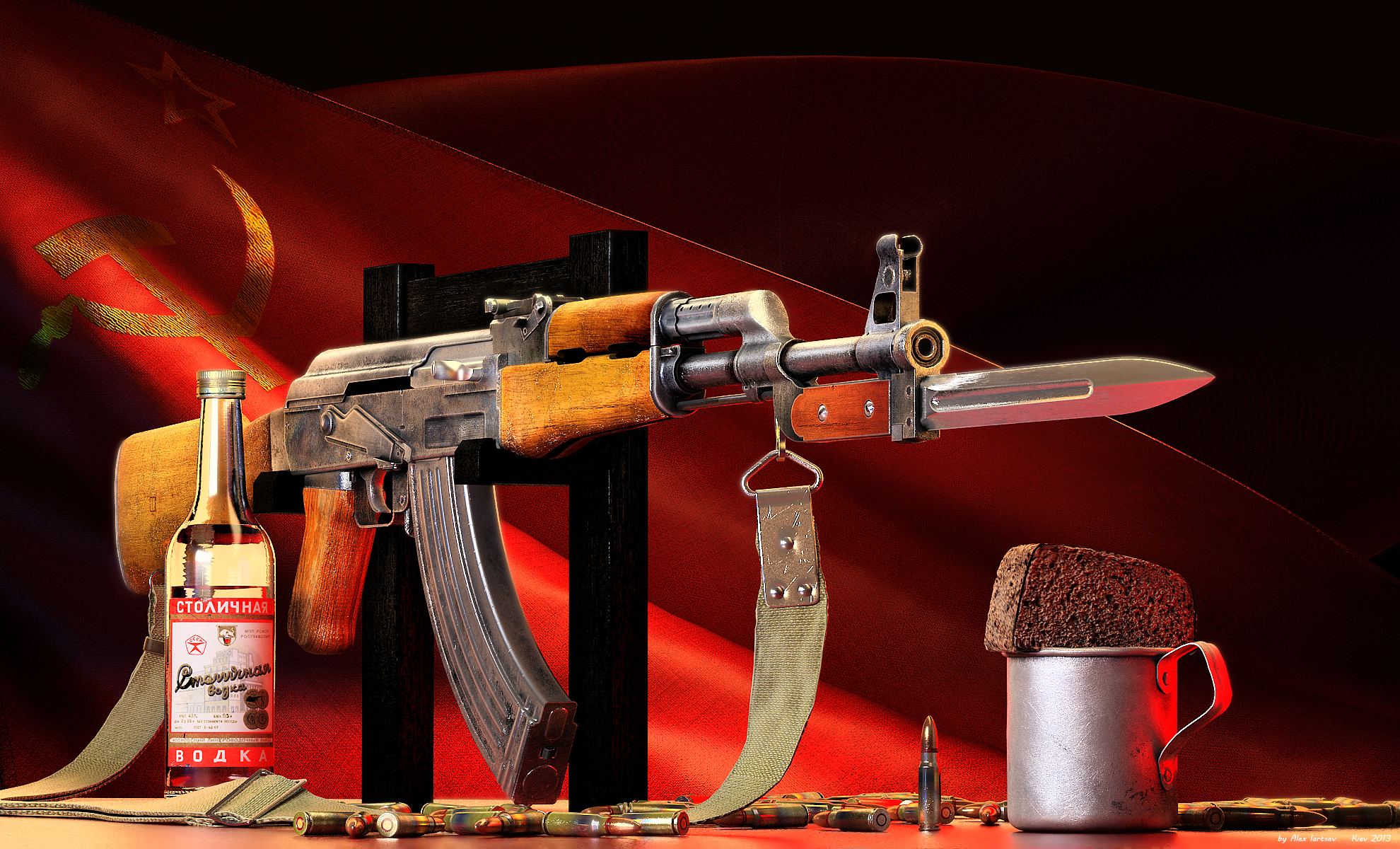 Wallpapers CSGO - Wallpaper AK-47 Patrocinios Link