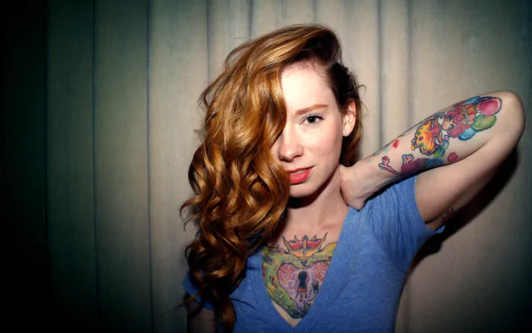 woman tattoo HD Desktop Wallpaper | Background Image