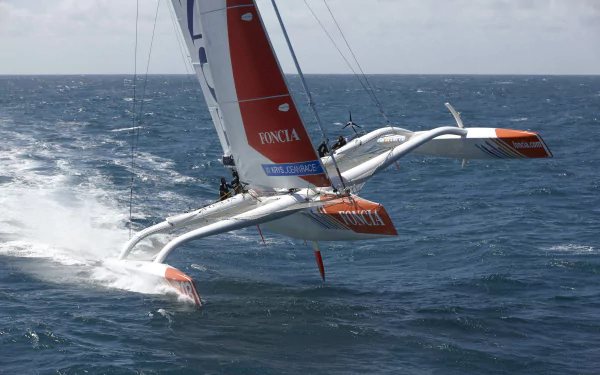 vehicle trimaran HD Desktop Wallpaper | Background Image