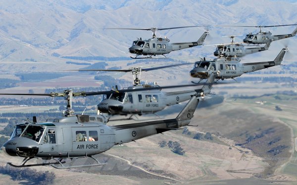Military Bell UH-1 Iroquois Military Helicopters HD Wallpaper | Background Image
