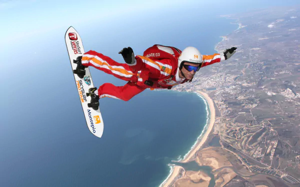 skydiving Sports HD Desktop Wallpaper | Background Image
