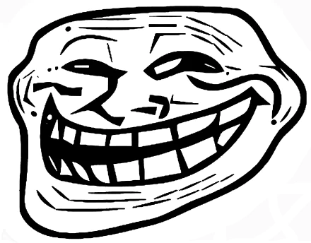 An 8K Ultra HD desktop wallpaper featuring a classic funny meme of a mischievous troll face, capturing humorous internet culture in vibrant detail.