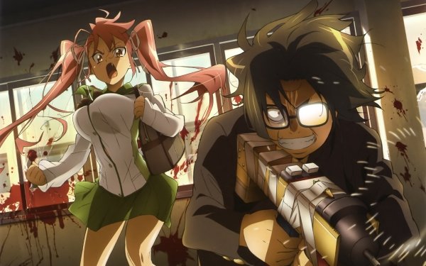 Anime Highschool Of The Dead Saya Takagi Kôta Hirano HD Wallpaper | Background Image