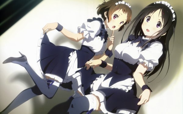 Anime Hyouka Eru Chitanda Mayaka Ibara Maid HD Wallpaper | Background Image
