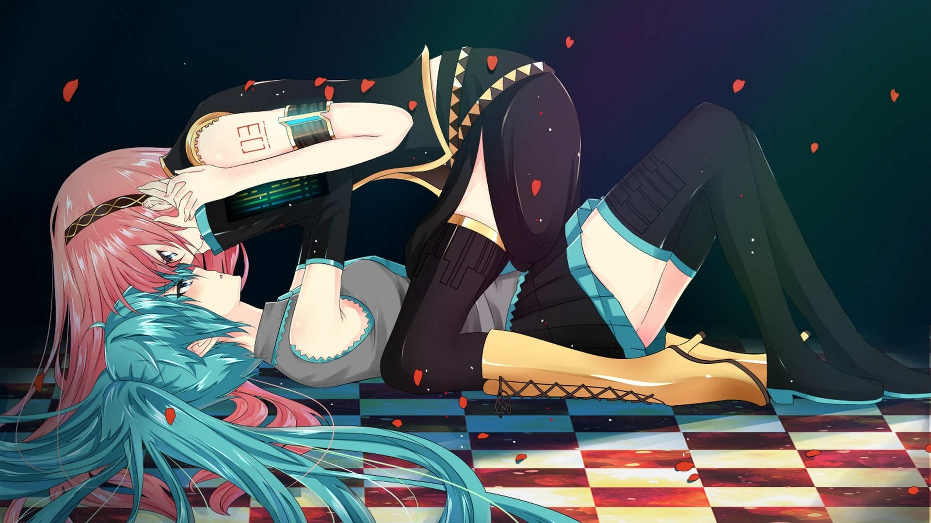 Download Luka Megurine Hatsune Miku Anime Vocaloid HD Wallpaper