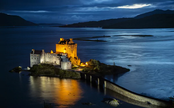 man made Eilean Donan Castle HD Desktop Wallpaper | Background Image