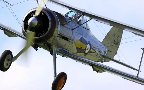 military Gloster Gladiator HD Desktop Wallpaper | Background Image