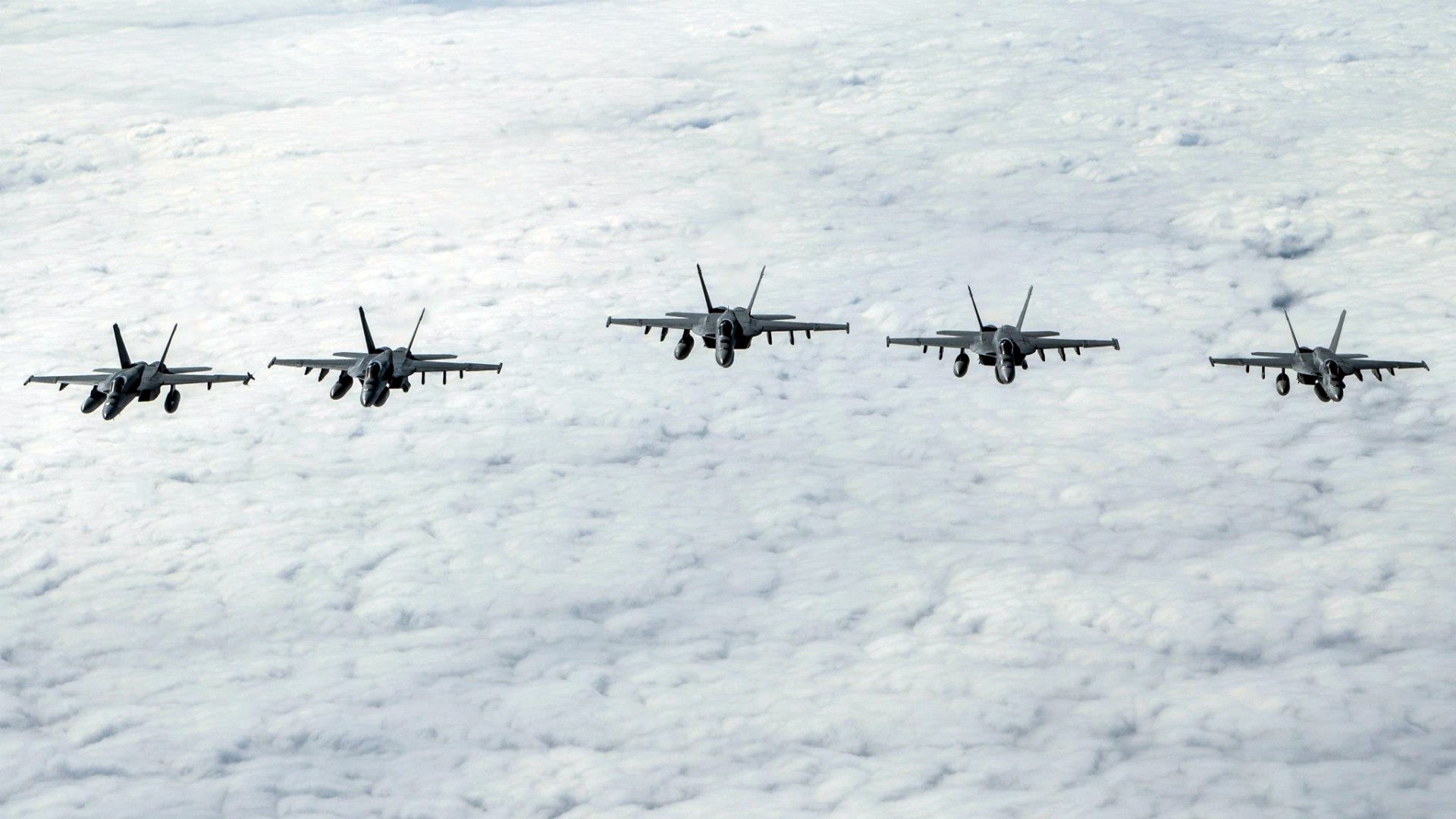 Download Military Boeing F/A-18E/F Super Hornet HD Wallpaper