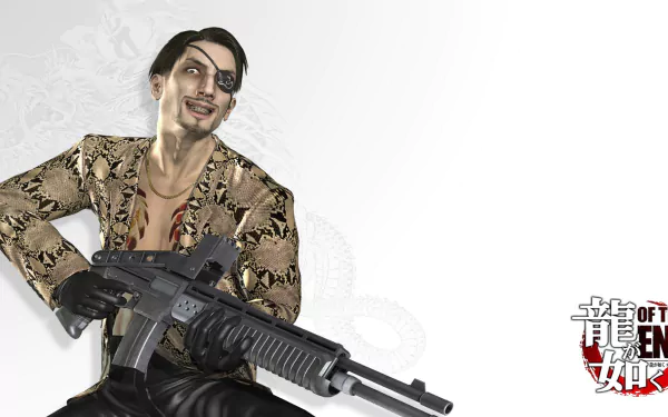 Goro Majima video game Yakuza: Dead Souls HD Desktop Wallpaper | Background Image